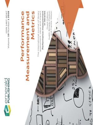 cover image of Performance Measurement and Metrics, Volume 19, Number 1